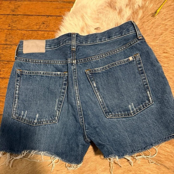 Everlane denim relaxed straight organic cotton shorts 27 - Picture 3 of 5